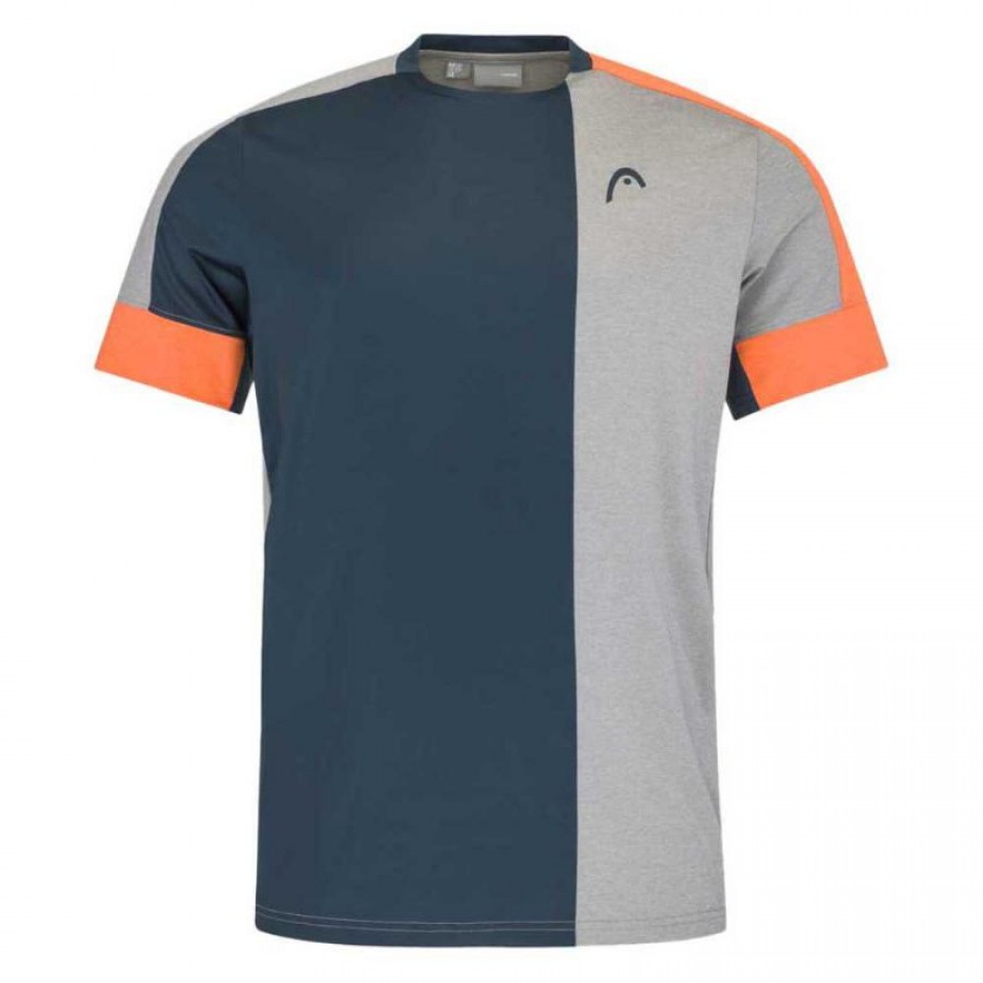 Head Tech T-shirt Grey Orange