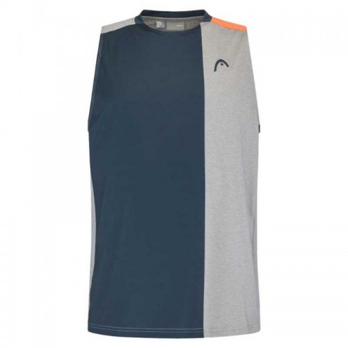 Camiseta Head Top Gris Naranja Camiseta Head Top Gris Naranja