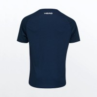 Head Topspin T-shirt Indico luz azul Print Vision