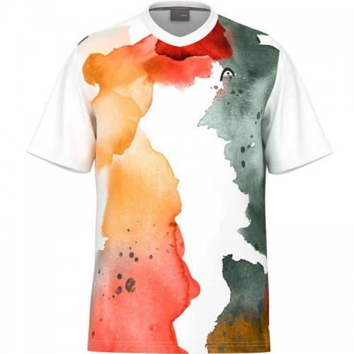 Testa Camiseta Tospin Naranja Stampa Testa Camiseta Tospin Naranja Stampa
