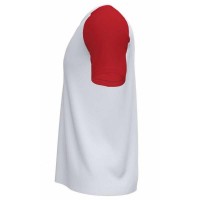 Camiseta Joma Academy IV Branco Vermelho  Oferta + Barato