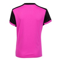 Camiseta Joma Montreal Rosa Preta para Mulheres  Oferta + Barato