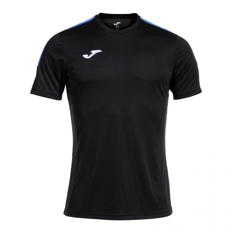 T-Shirt Joma Olimpida Noir Bleu Royal