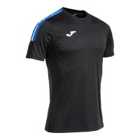 T-Shirt Joma Olimpida Noir Bleu Royal