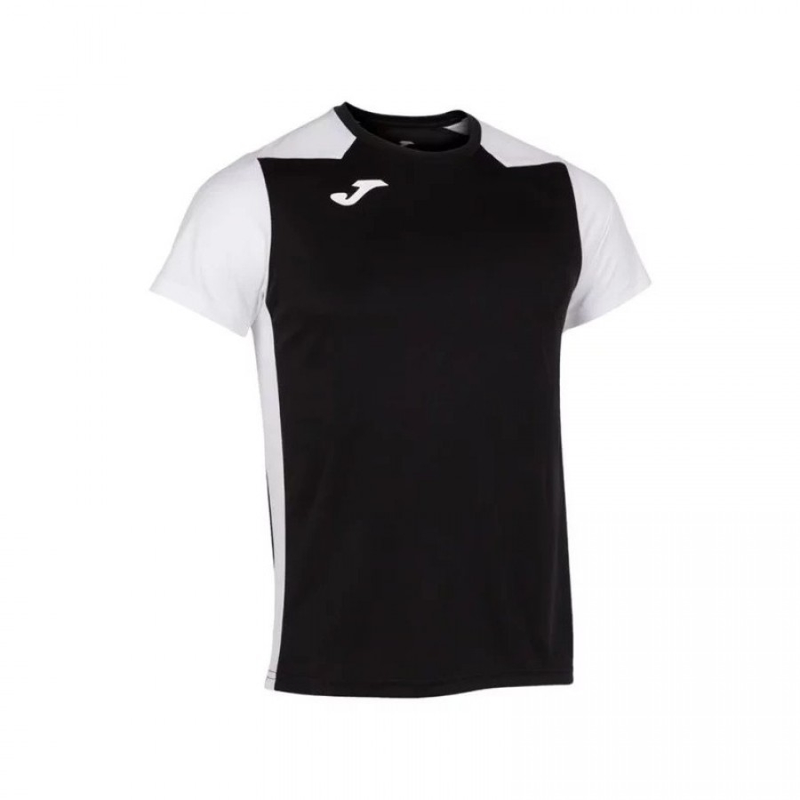 Camiseta Joma Record II Negro Blanco