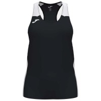 Camiseta Joma Record II Negro Blanco Mujer