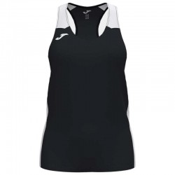 Camiseta Joma Record II Negro Blanco Mujer