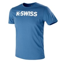 Camiseta Kswiss Core Azul Blanco