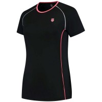 Camiseta Kswiss Hypercourt Crew 4 Negro Mujer  Offre - Pas cher