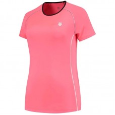 Camiseta Kswiss Hypercourt Crew 4 Rosa Mujer