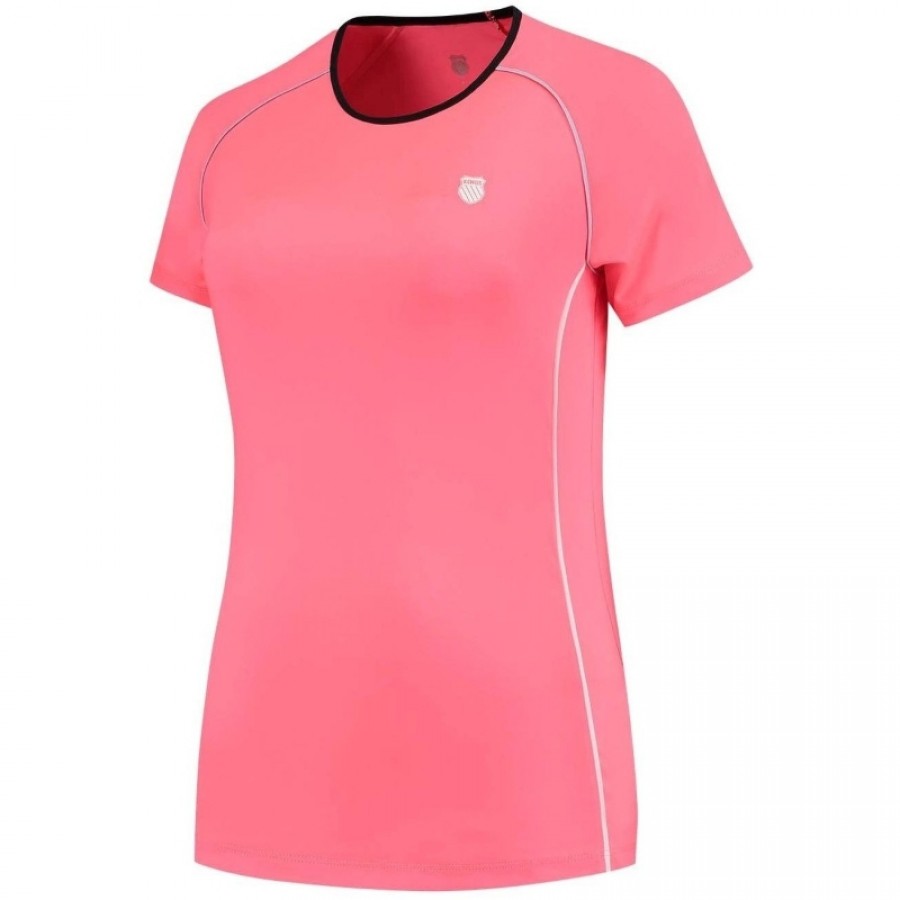 Camiseta Kswiss Hypercourt Crew 4 Rosa Mujer  Offerta + Economico