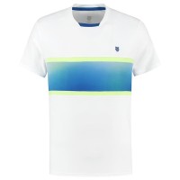 Kswiss Hypercourt Express Crew 2 White Blue T-Shirt