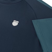 Camiseta Kswiss Hypercourt Mesh Crew 3 caban indien sarcelle  Offre - Pas cher