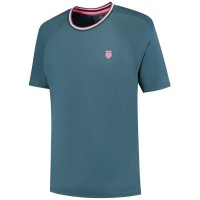 Camiseta Kswiss Hypercourt Mesh Crew 4 Verde Petroleo  Offer + Cheap