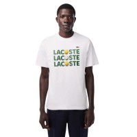 Lacoste White Cotton T-Shirt  Offer + Cheap