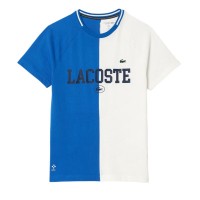 Lacoste Daniil Medvedev T-Shirt Blue White  Offer + Cheap