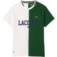 Camiseta Lacoste Daniil Medvedev Blanco Vert  Offre - Pas cher