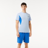 Camiseta Lacoste Novak Djokovic Azul Claro  Offre - Pas cher
