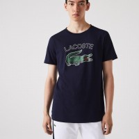 Camiseta Lacoste Sport Azul Marino  Oferta + Barato