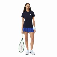 Camiseta Feminina Lacoste Sport Azul Marinho  Oferta + Barato