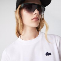 Camiseta Lacoste Sport Blanco Mujer