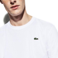 T-shirt Lacoste Sport Embroidery Blanco Logo Verde