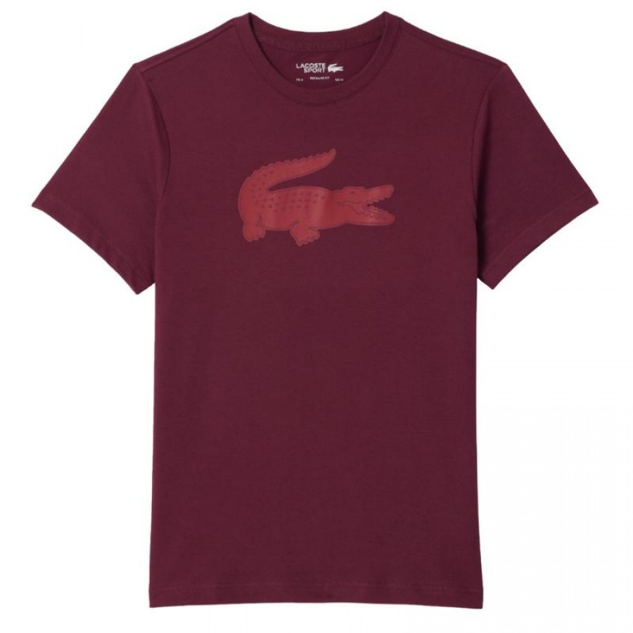 Camiseta Lacoste Sport Burdeos  Oferta + Barato