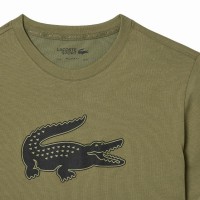 Camiseta Lacoste Sport Kaki  Offer + Cheap