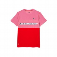 Lacoste Sport Medvedev T-shirt vermelha rosa