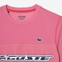 Lacoste Sport Medvedev Rosso T-shirt Rosa