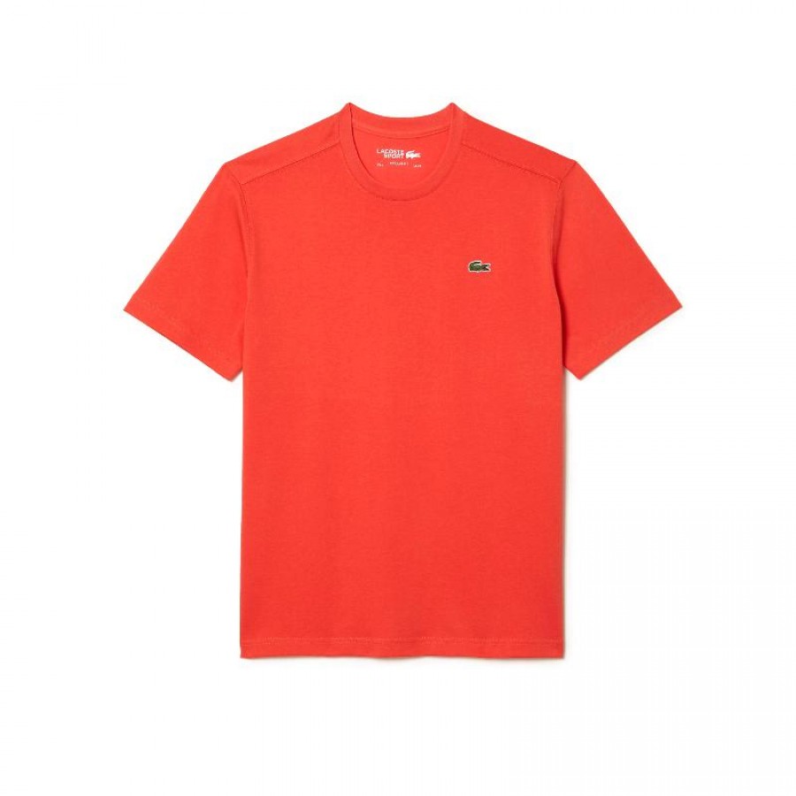 Camiseta Lacoste Sport Regular Fit Naranja