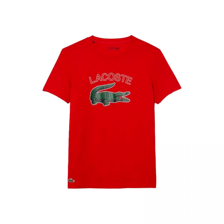Camiseta Lacoste Sport Rojo