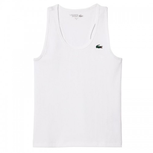Camiseta Lacoste Sport Slim Fit Branca Camiseta Lacoste Sport Slim Fit Branca