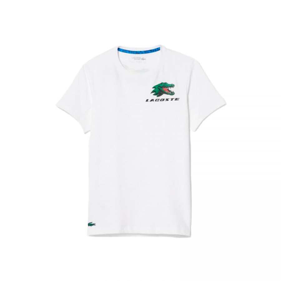 Camiseta Lacoste Sport Tennis Blanco  Oferta + Barato