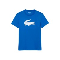 T-shirt Lacoste Sport traspirante blu