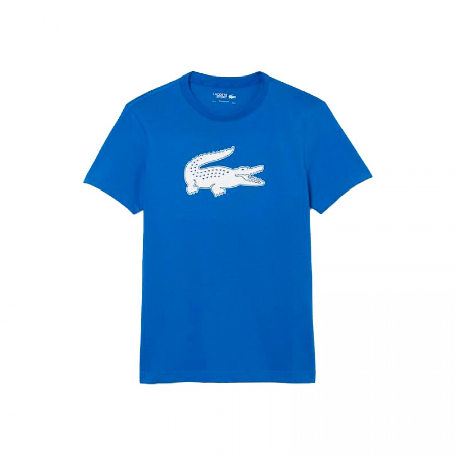 Camiseta azul respiravel lacoste