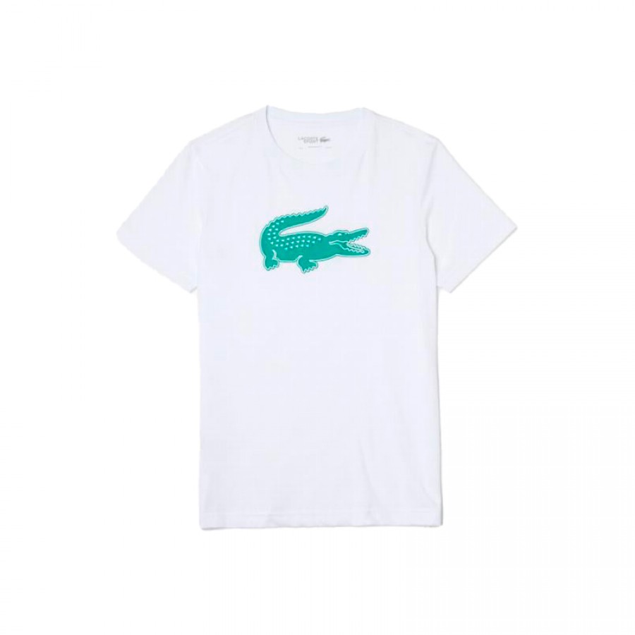 Lacoste Sport Camiseta Respiravel Branco