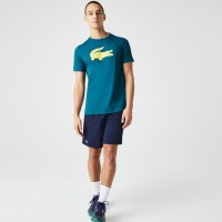 Lacoste Sport T-shirt Amarelo Verde Respiravel