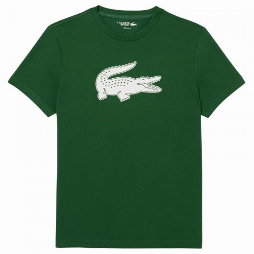 Lacoste Sport Verde Bianco Maglietta Lacoste Sport Verde Bianco Maglietta