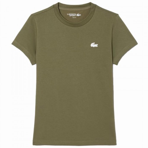 Camiseta Feminina Lacoste Sport Green Khaki Camiseta Feminina Lacoste Sport Green Khaki