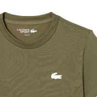Women''s Lacoste Sport Green Khaki T-Shirt  Offer + Cheap