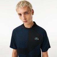 T-shirt Lacoste Team Tecnica Blu Navy