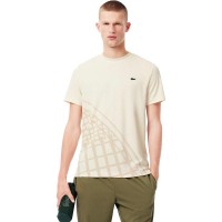 Lacoste Ultra Dry Off-White Tennis T-Shirt  Offer + Cheap