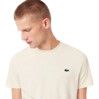 Lacoste Ultra Dry Off-White Tennis T-Shirt  Offer + Cheap