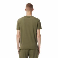 T-shirt de tennis Lacoste Ultra Dry Vert Kaki