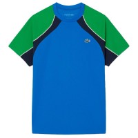 Camiseta Lacoste Ultra Dry Azul Marino Verde  Oferta + Barato