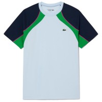 Lacoste Ultra Dry Blue Green T-shirt  Offer + Cheap