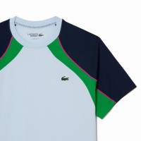 Lacoste Ultra Dry Blue Green T-shirt  Offer + Cheap