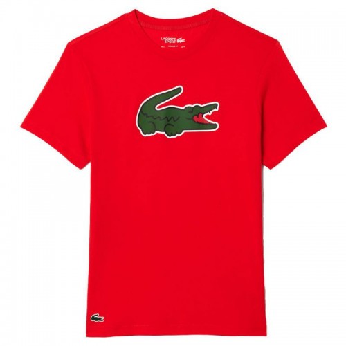 T-shirt Lacoste Ultra Dry Rouge T-shirt Lacoste Ultra Dry Rouge