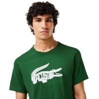 T-Shirt Verde Ultra Seca Lacoste  Oferta + Barato